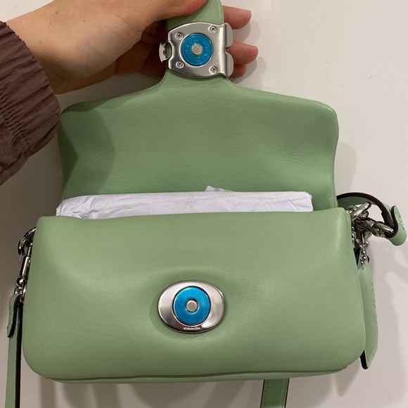 Coach soft pillow tabby 20 shoulder bag Pistachio 🌱 - Picture 5 of 7